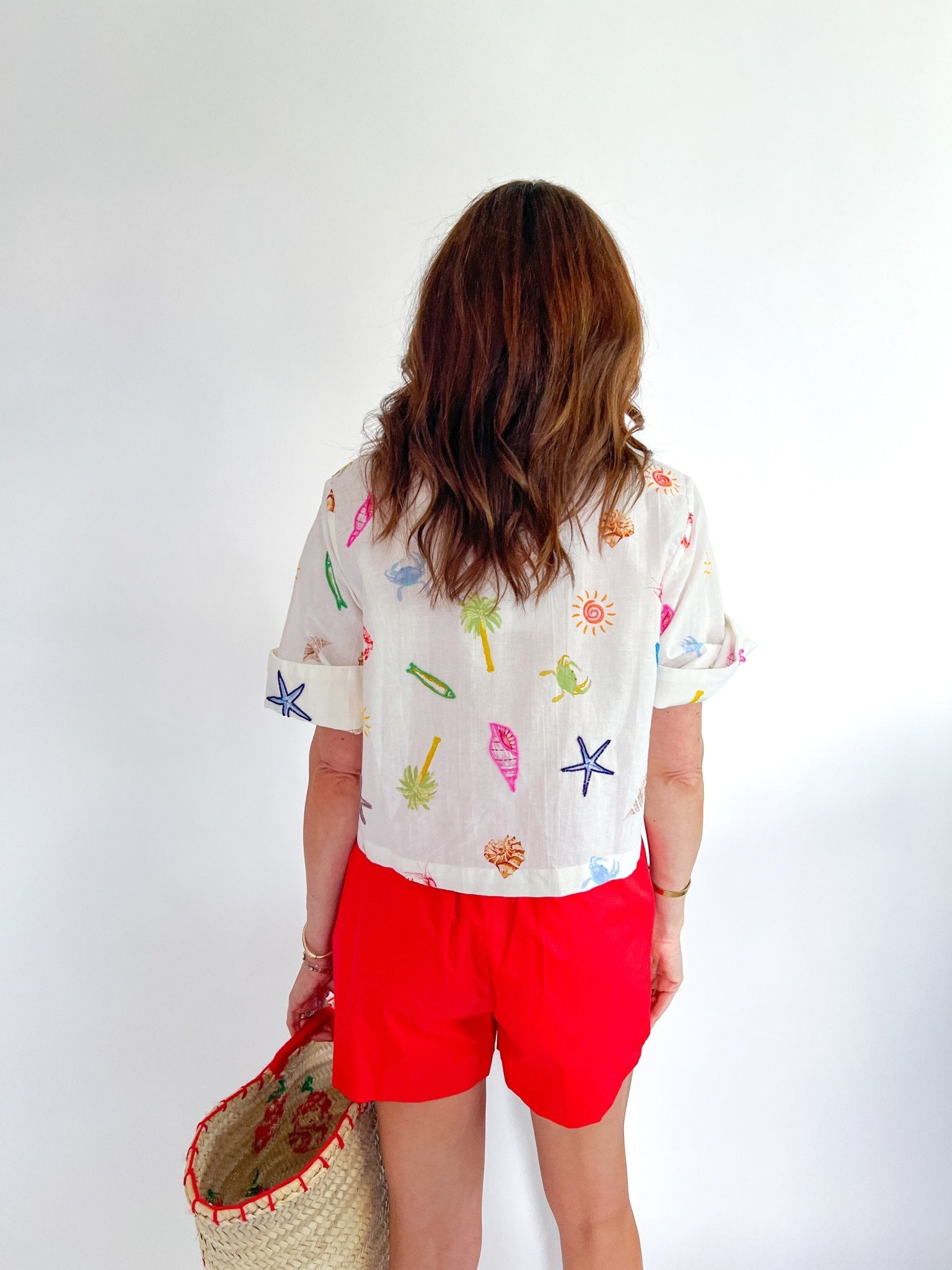 Rope Trim Pleated Shorts - Swoon Boutique New Orleans