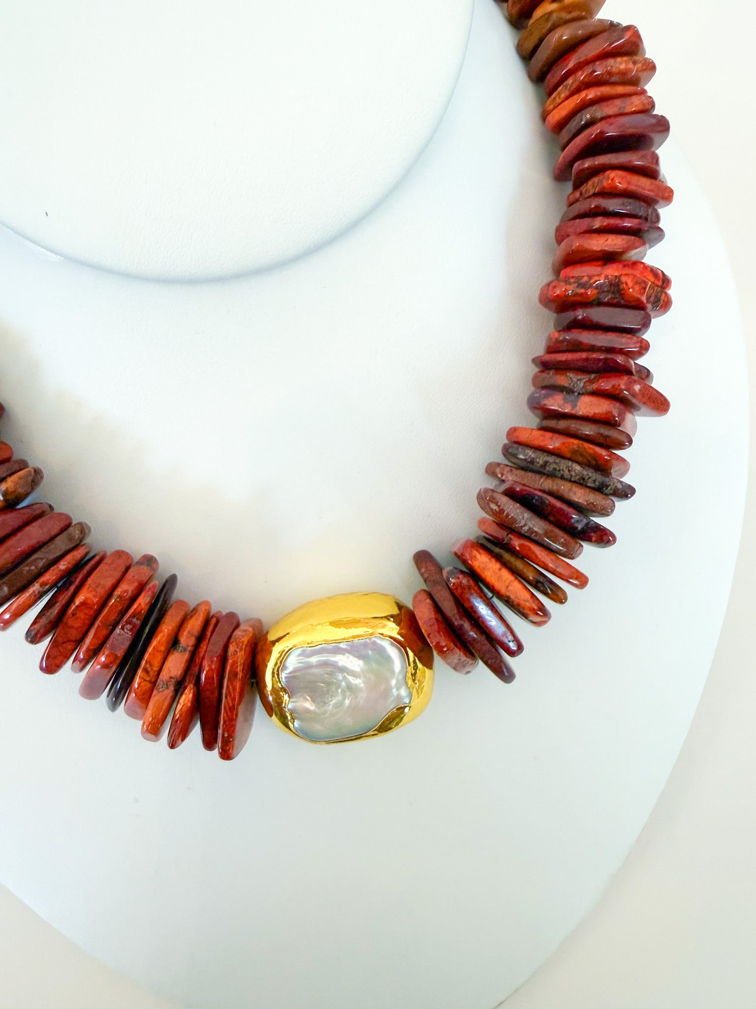 Sariah Gemstone Chip Necklace - Swoon Boutique New Orleans