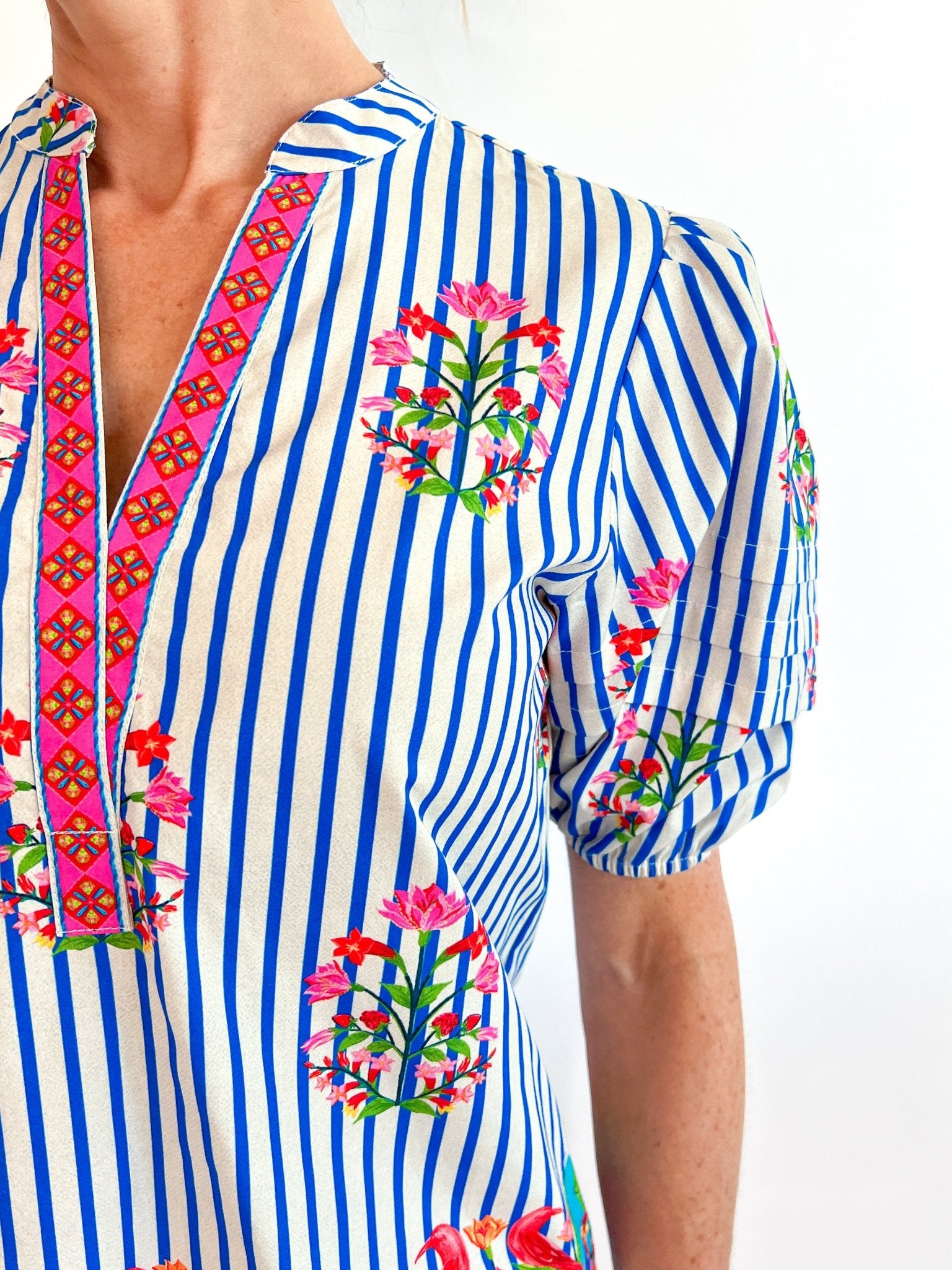 Striped Garden Raya Top - Swoon Boutique New Orleans