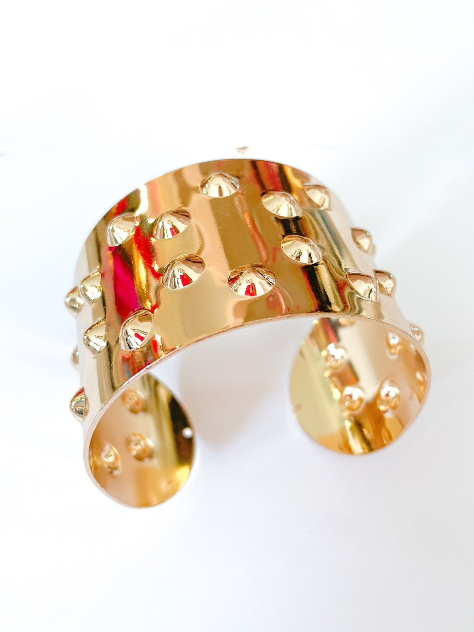 Thick Studded Cuff Bracelet - Swoon Boutique New Orleans