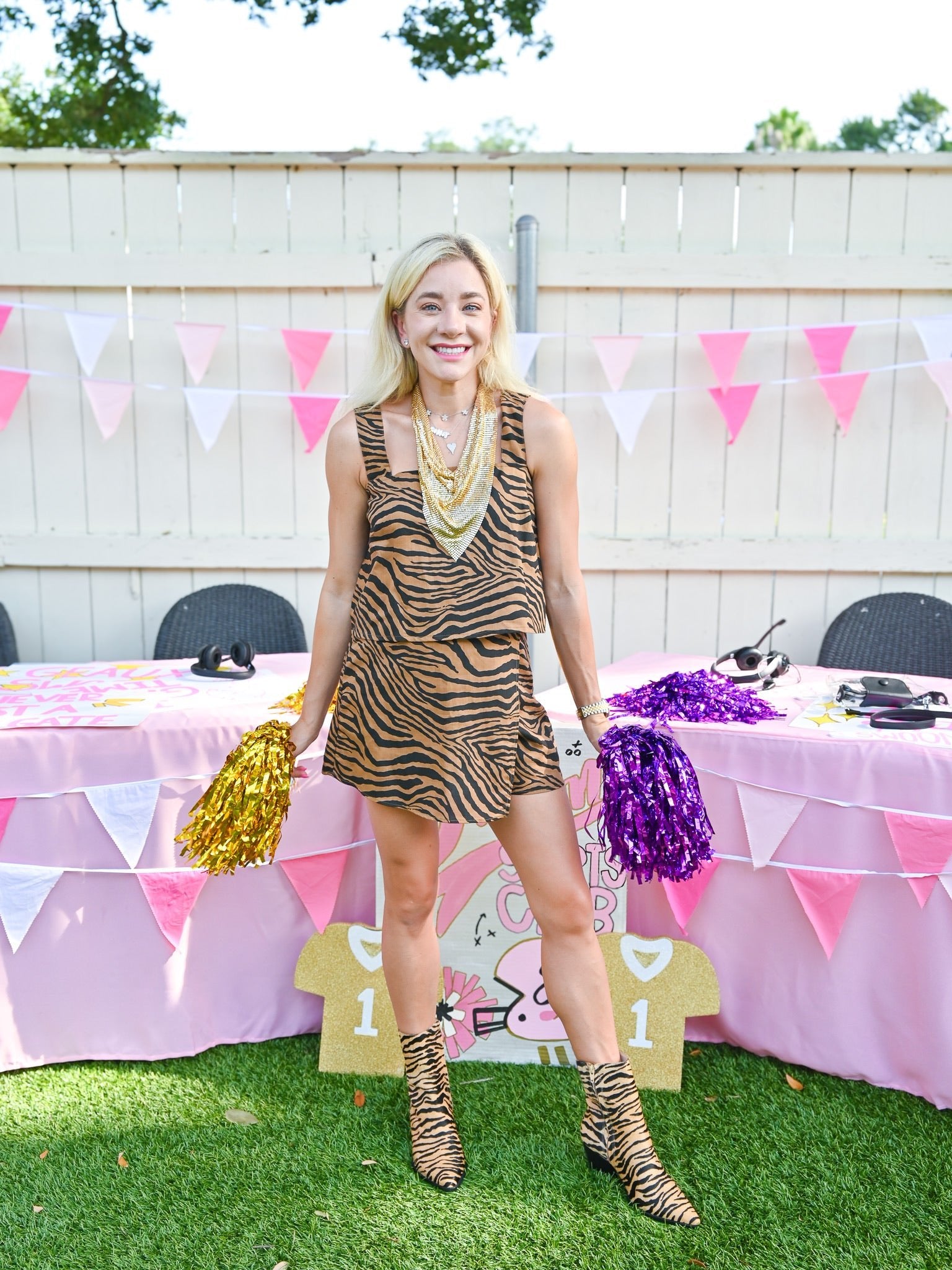 Tiger Tank & Skort Set - Swoon Boutique New Orleans