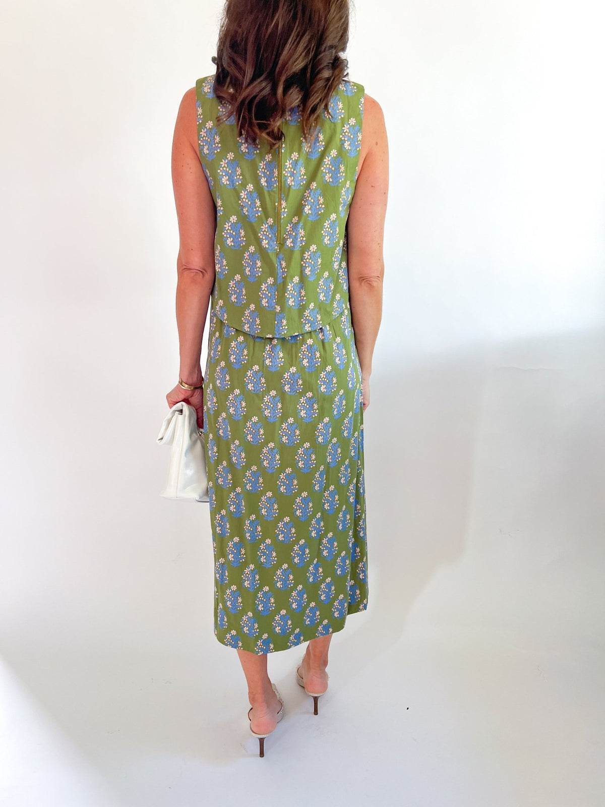 Verdant Floral Shell Top - Swoon Boutique New Orleans
