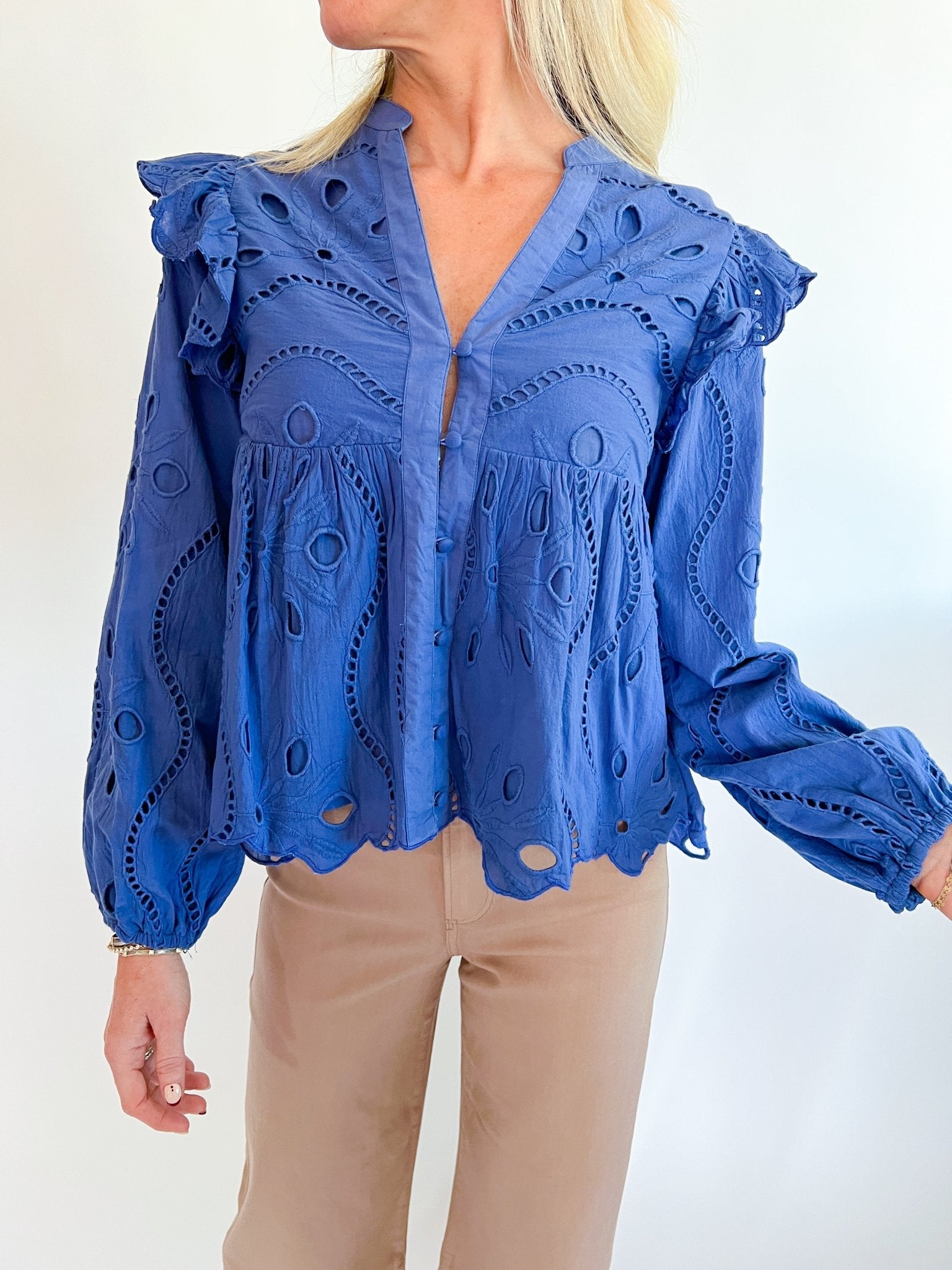 Violet Blouse - Swoon Boutique New Orleans