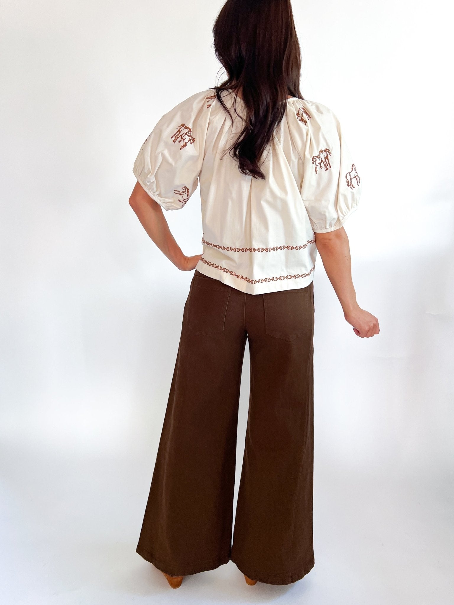 Wide Leg Front Pocket Denim - Swoon Boutique New Orleans