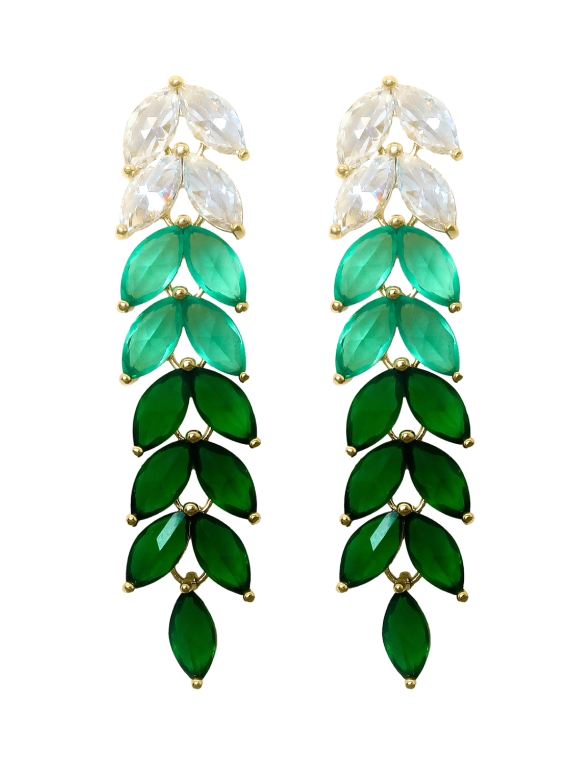 Holiday Ombre Statement Earrings
