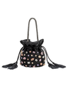 Starla Vegan Leather Jewel Top Handle Bag