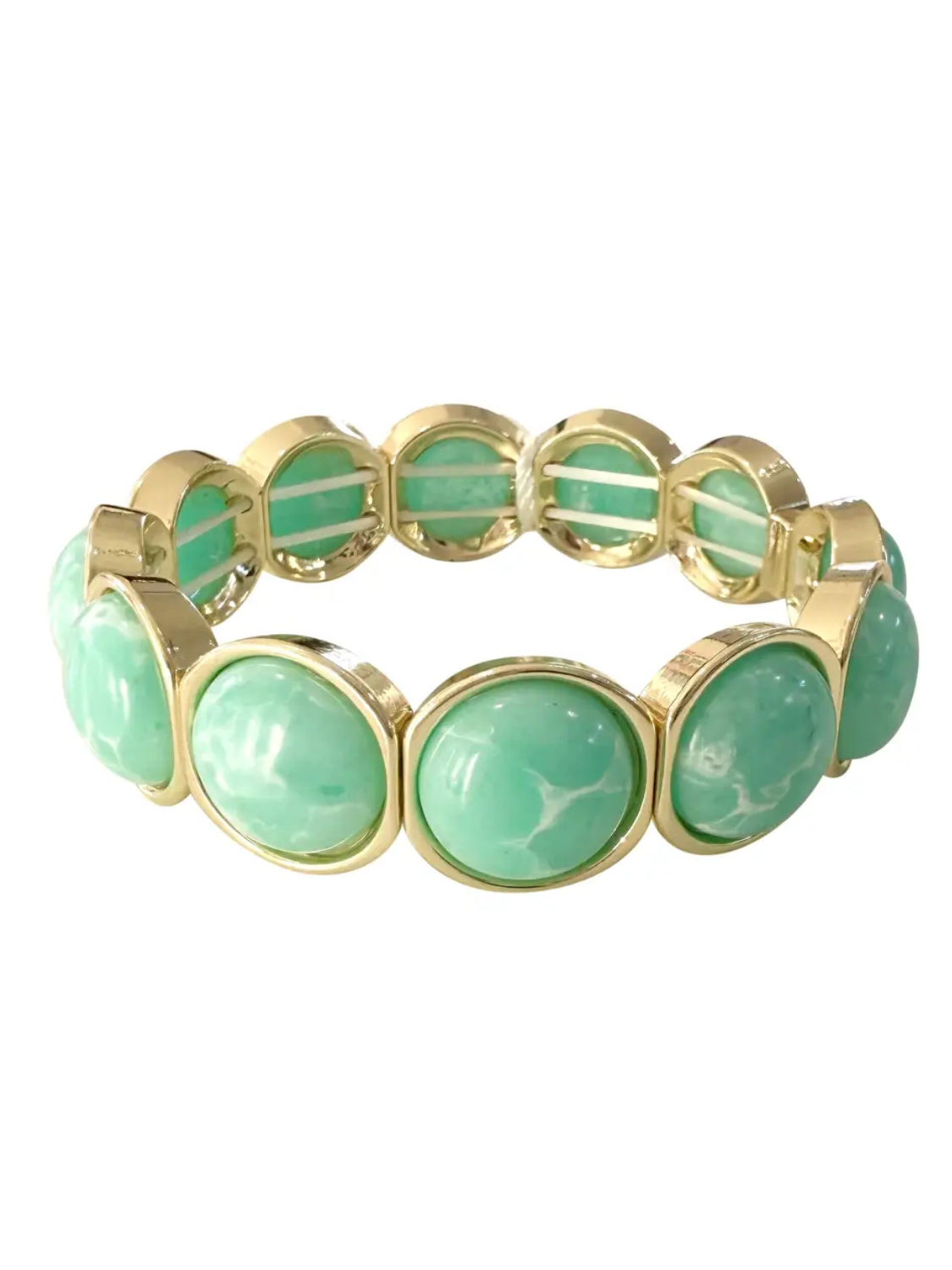 River Stretch Beaded Bracelet