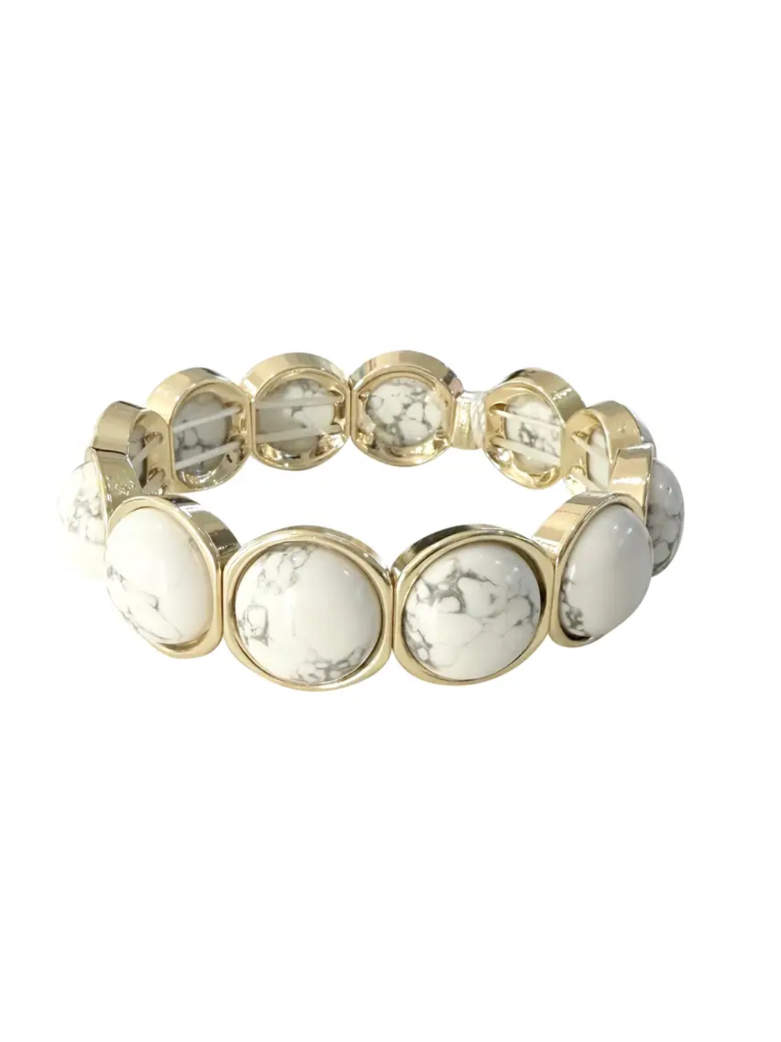 River Stretch Beaded Bracelet