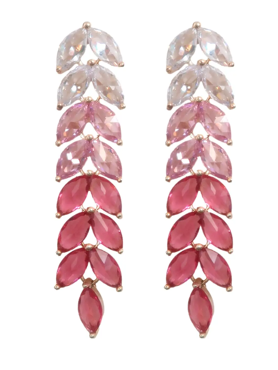Holiday Ombre Statement Earrings
