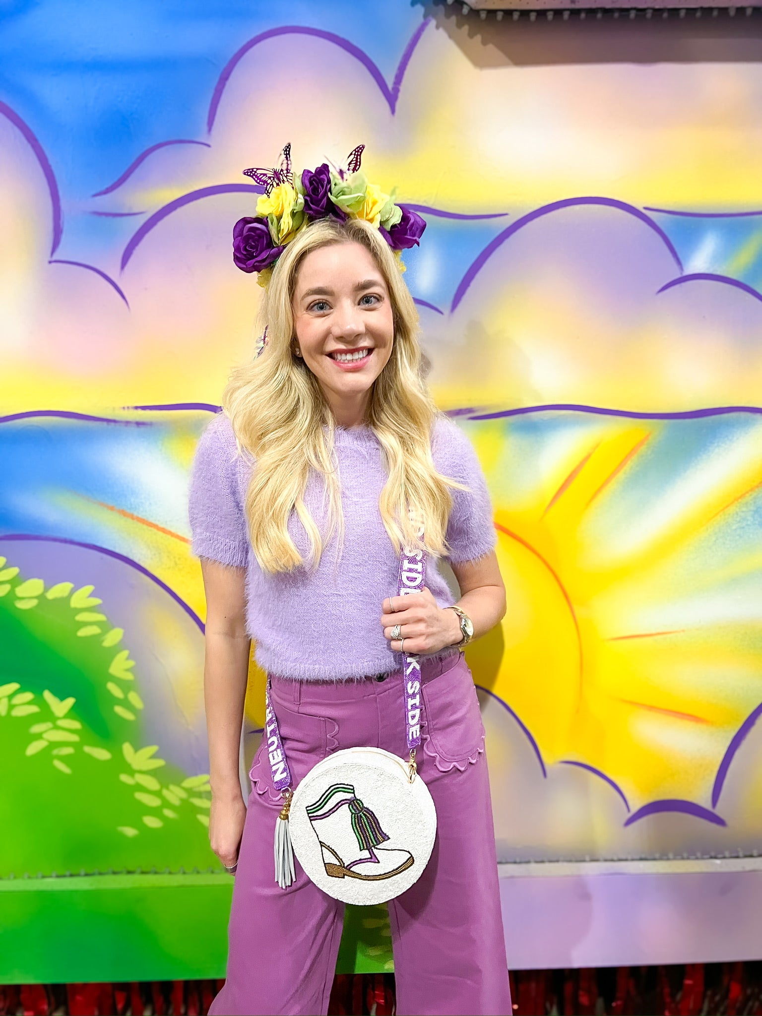 MG Fuzzy Cropped Short Sleeve Sweater