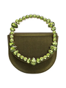 Trudie Satin Crystal Handle Bag