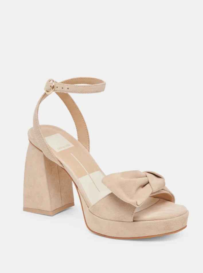 Dolce Vita Pacie Heels Camel Suede Brown US 8.5