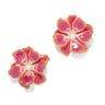 Handpainted Small Flower Earrings