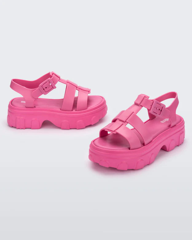 Ella Pink Platform Jelly Sandals – Swoon Boutique New Orleans