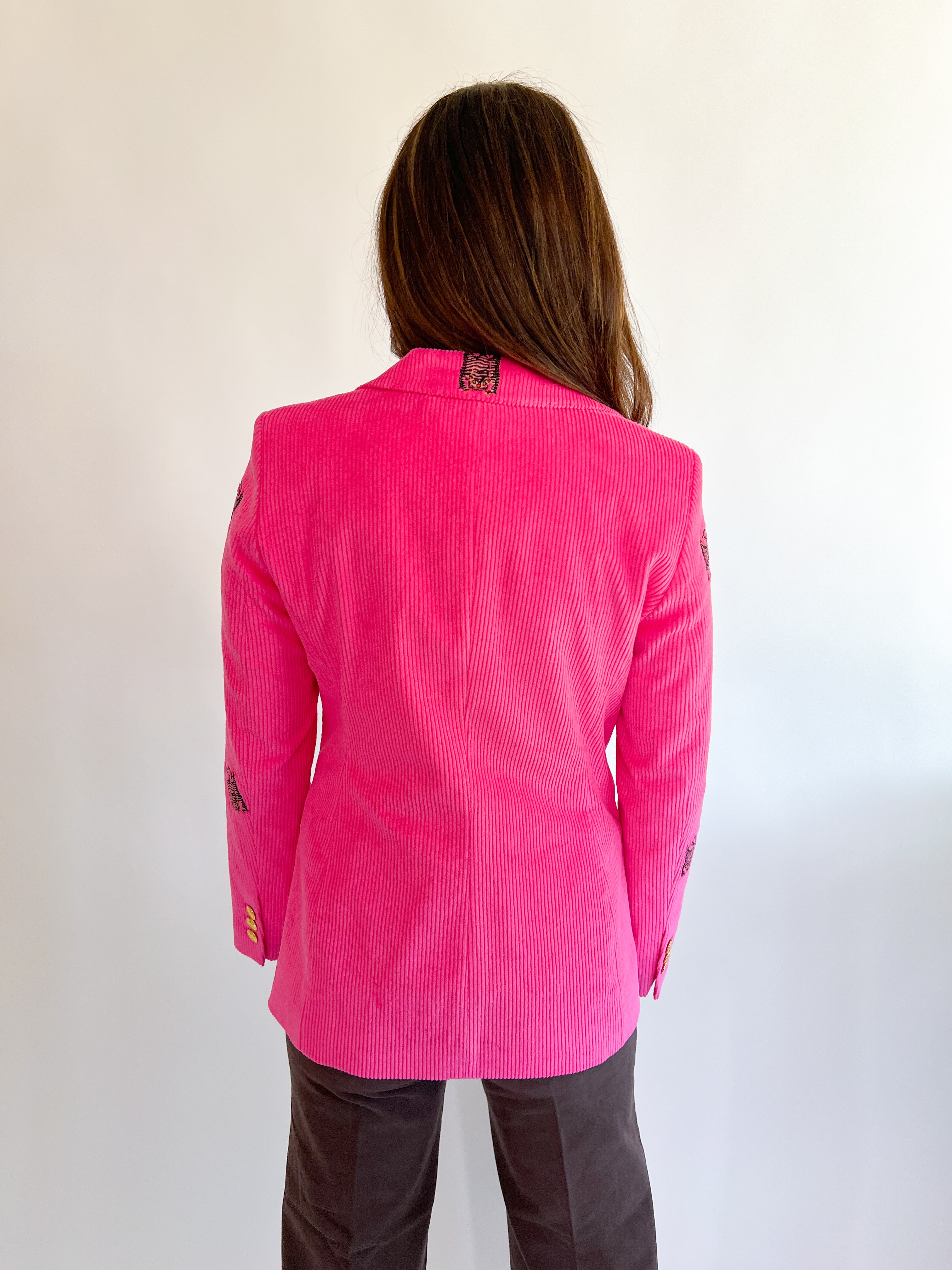 Tiger Embroidered Rosa Blazer – Swoon Boutique New Orleans