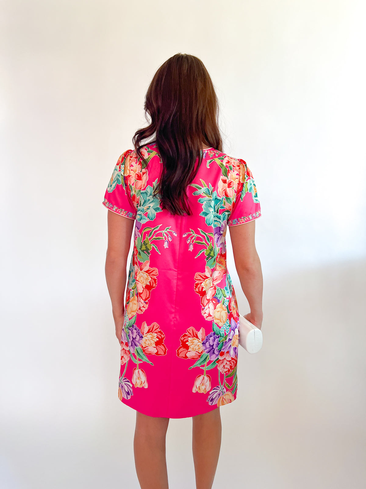 tulip mini dress Taesha Square-Neck Structured Tulip Mini Dress in Wine Red
