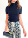 Jana Short Sleeve Turtleneck