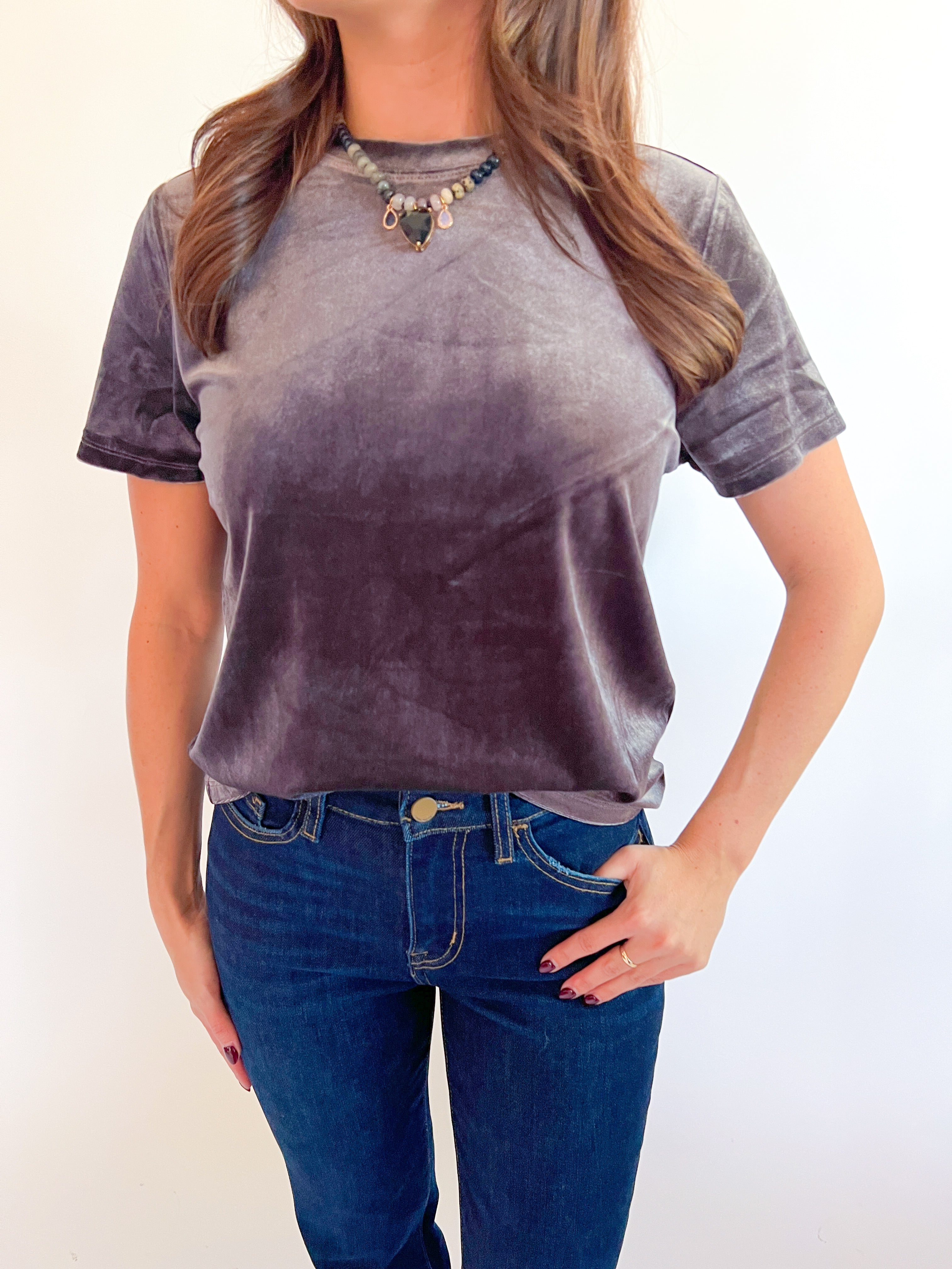 Meesha Velvet Top