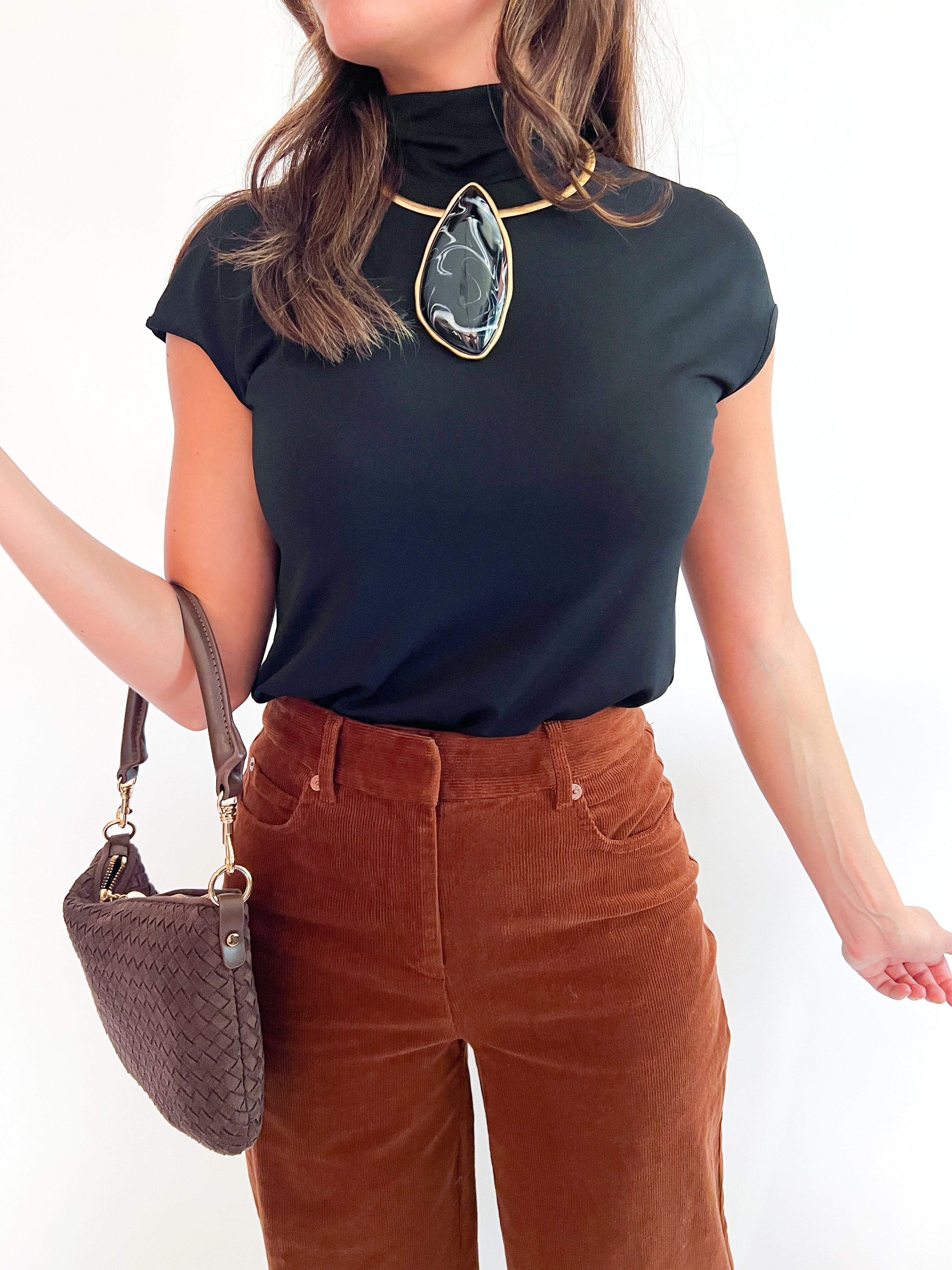 Essential Mock Neck Top