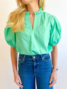 Susan Short Sleeve Ruffle Top