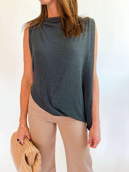 Draped Asymmetric Top – Swoon Boutique New Orleans