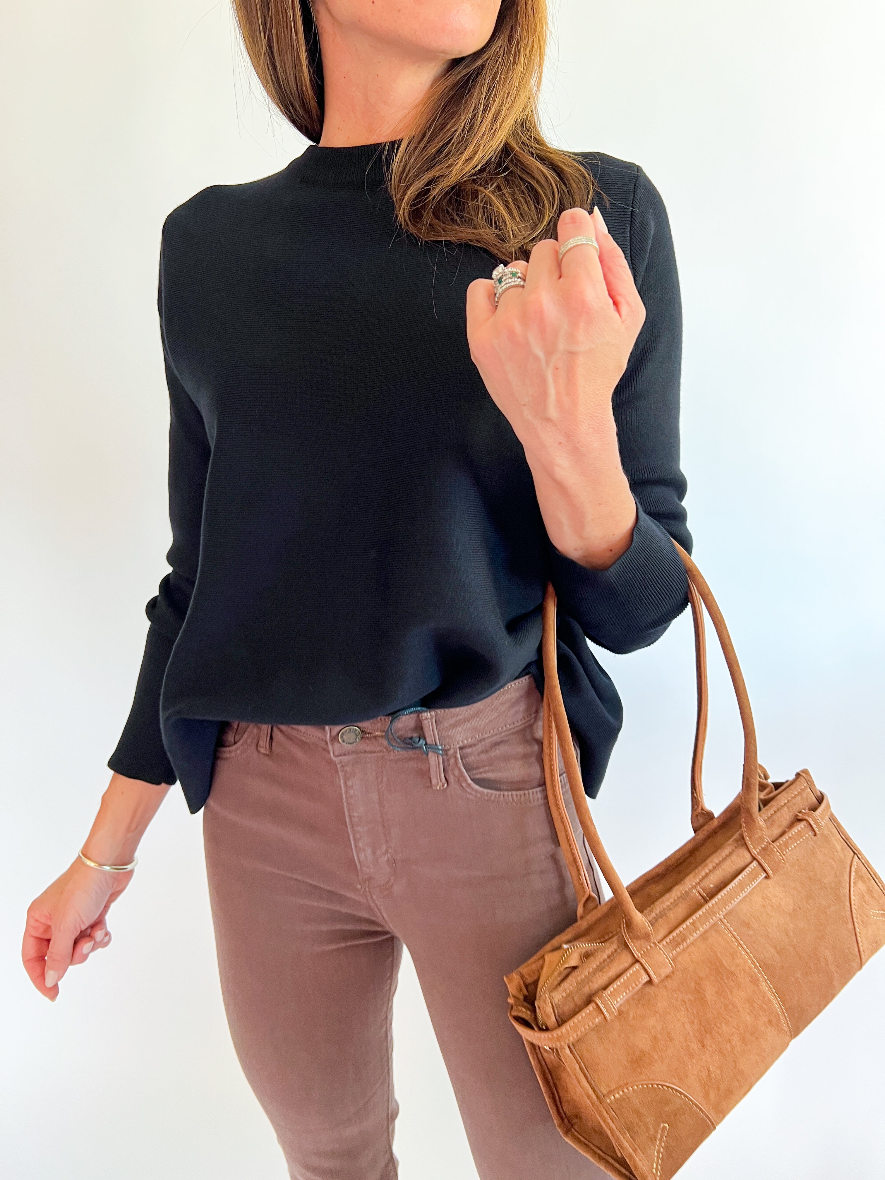 Crew Neck Knit Sweater