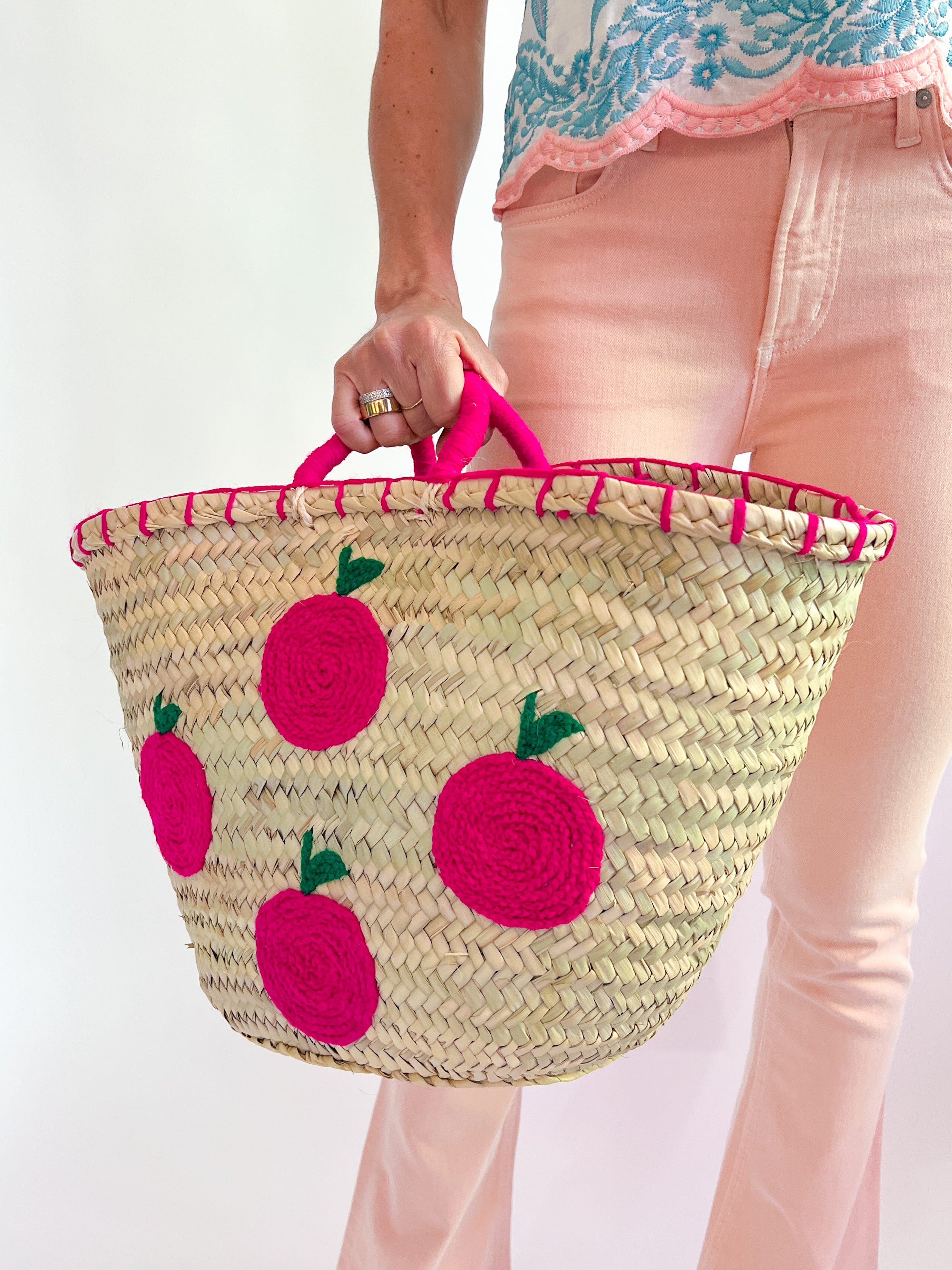 Fruit Handmade Straw Bag