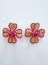 Flower Rattan Studs
