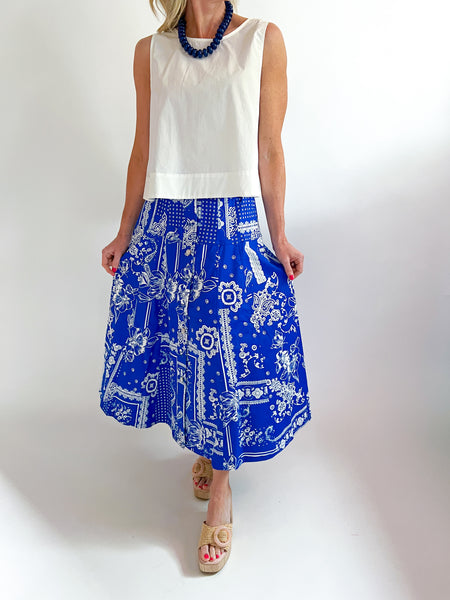 Paisley Floral Midi Skirt – Swoon Boutique New Orleans