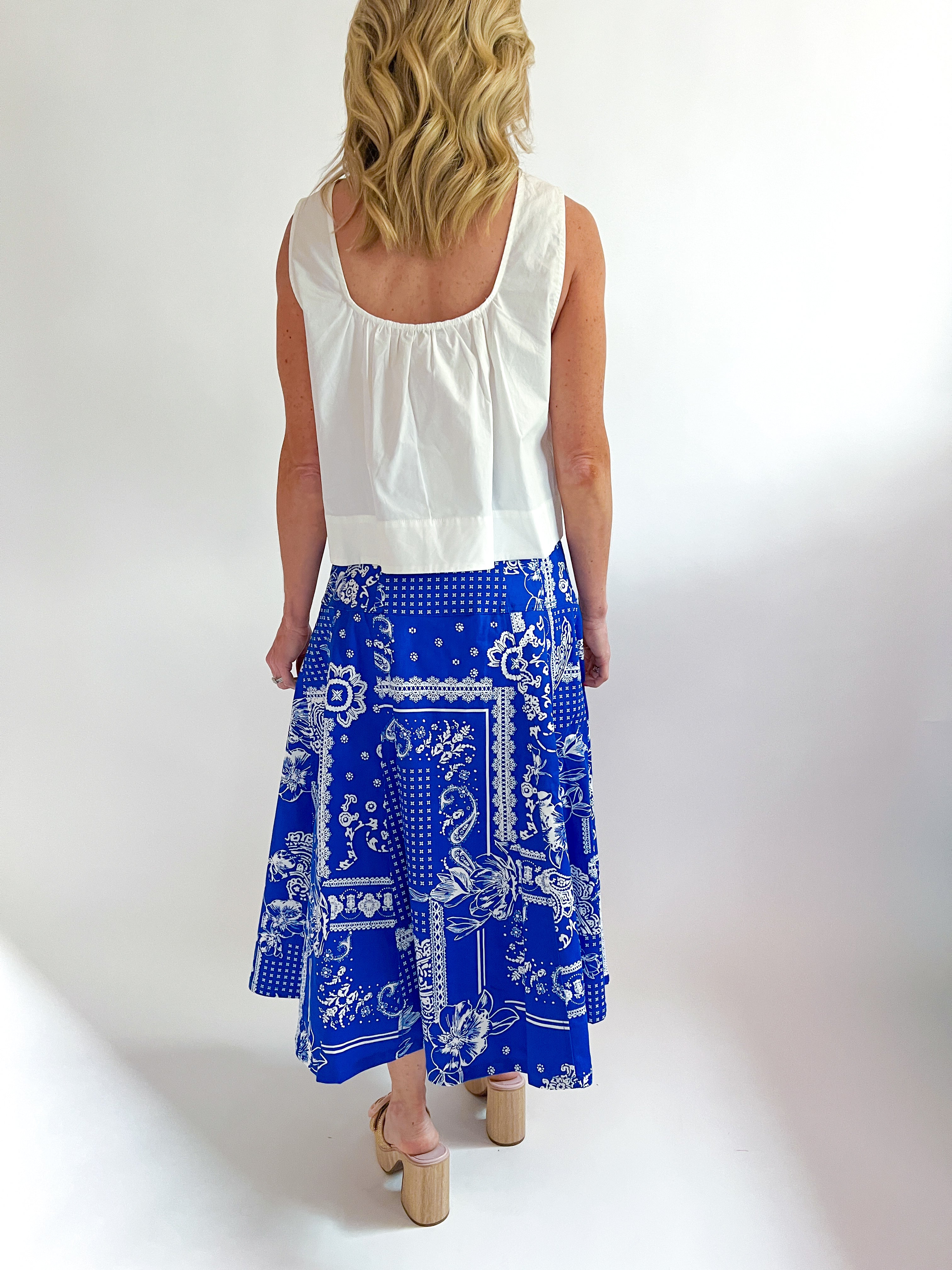 Paisley Floral Midi Skirt – Swoon Boutique New Orleans