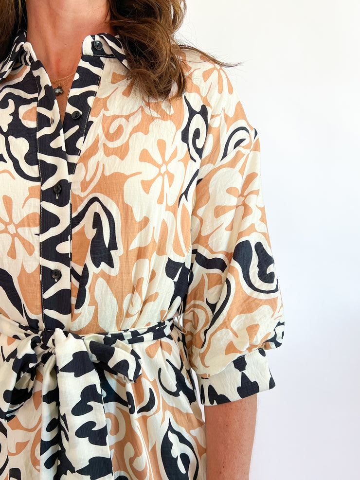 a woman wearing a dress