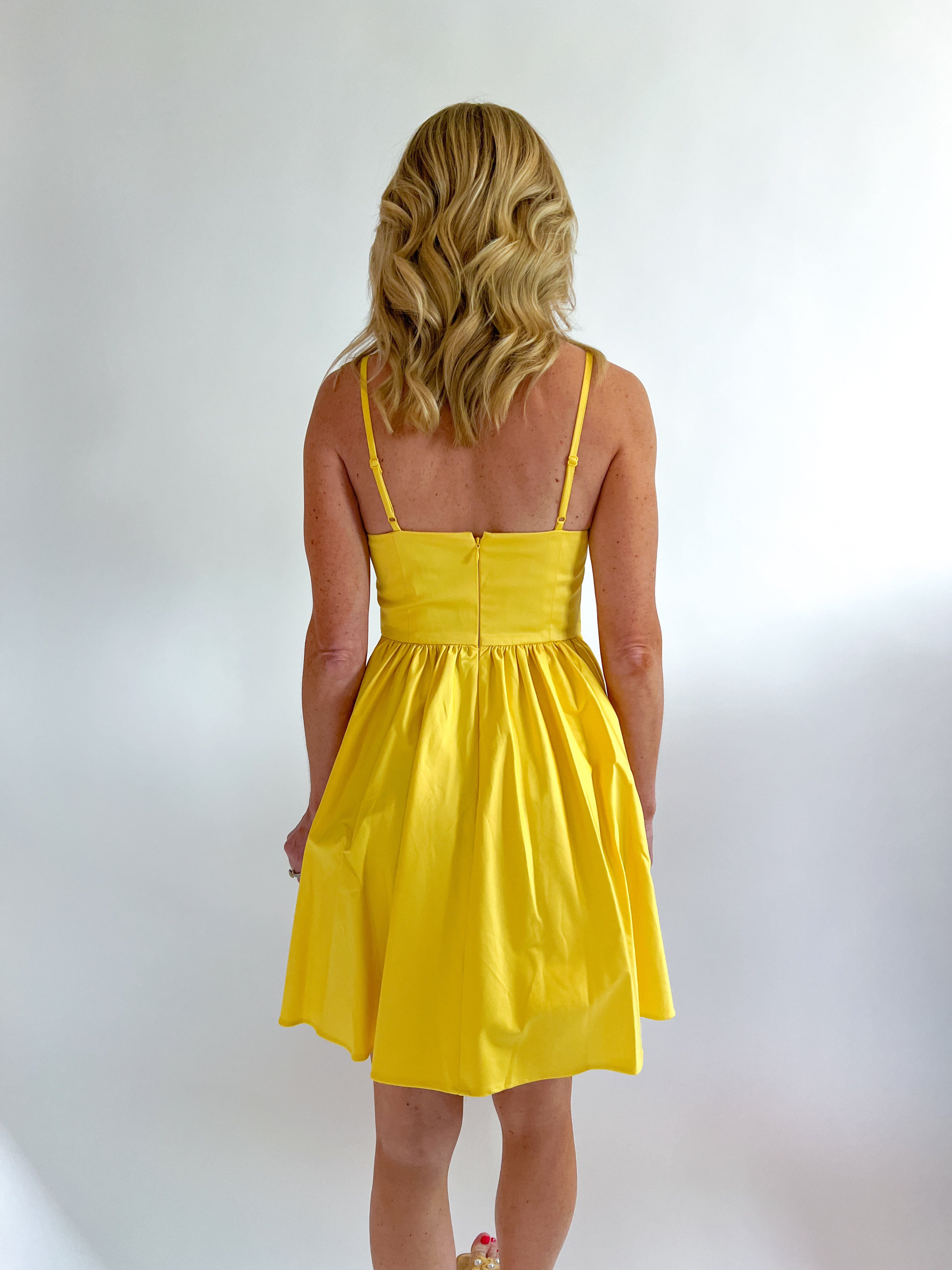 open lace back dress Provence Bloom Tiered Midi Dress Floral Yellow– Selfie Leslie main image 1