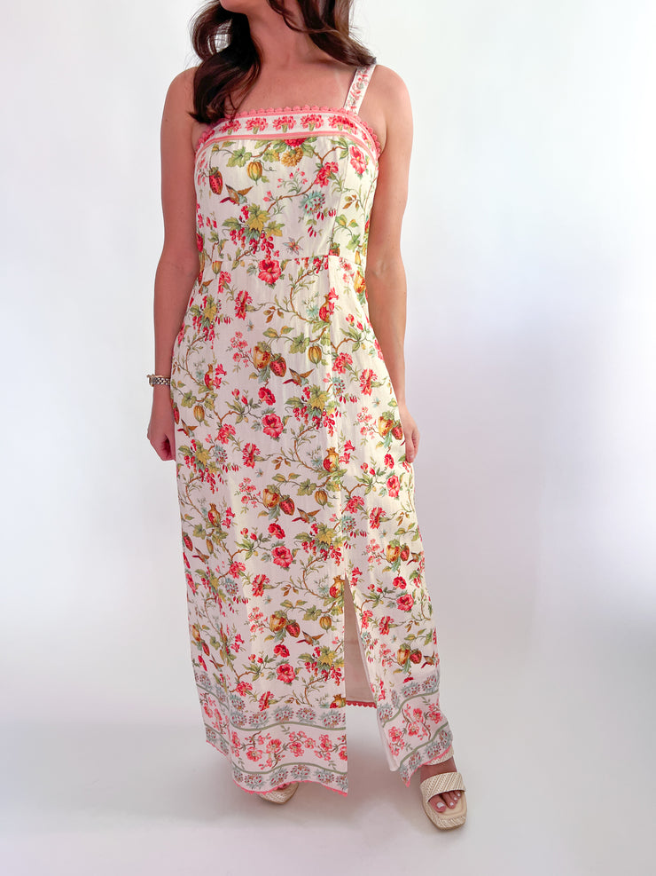 eva embroidered maxi dress Harley Embroidered Maxi Dress