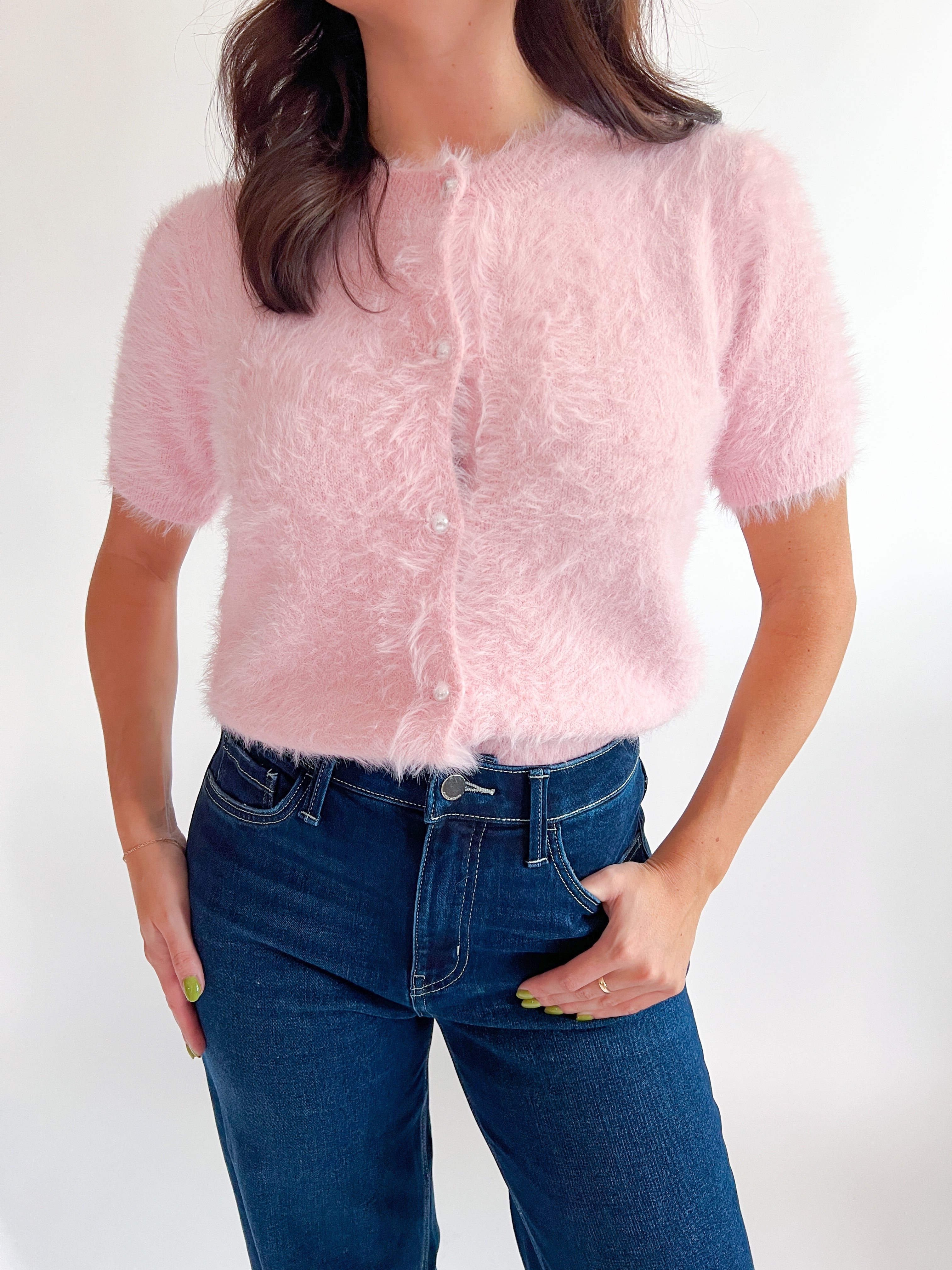 最終値下げ katie FLUFFY Short Cardigan katie cardigan - TikTok Shop