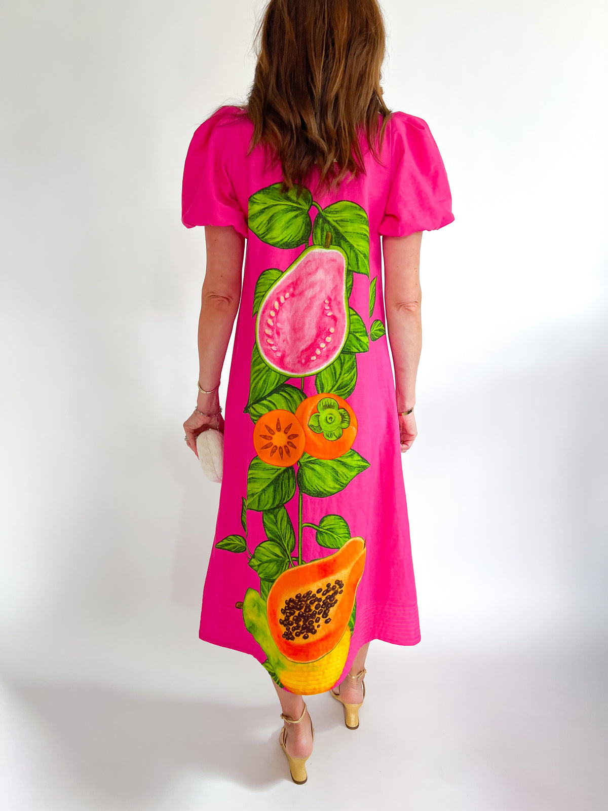 the painted pink dress Papaya Vine Hampton Dress Papaya Vine / XS