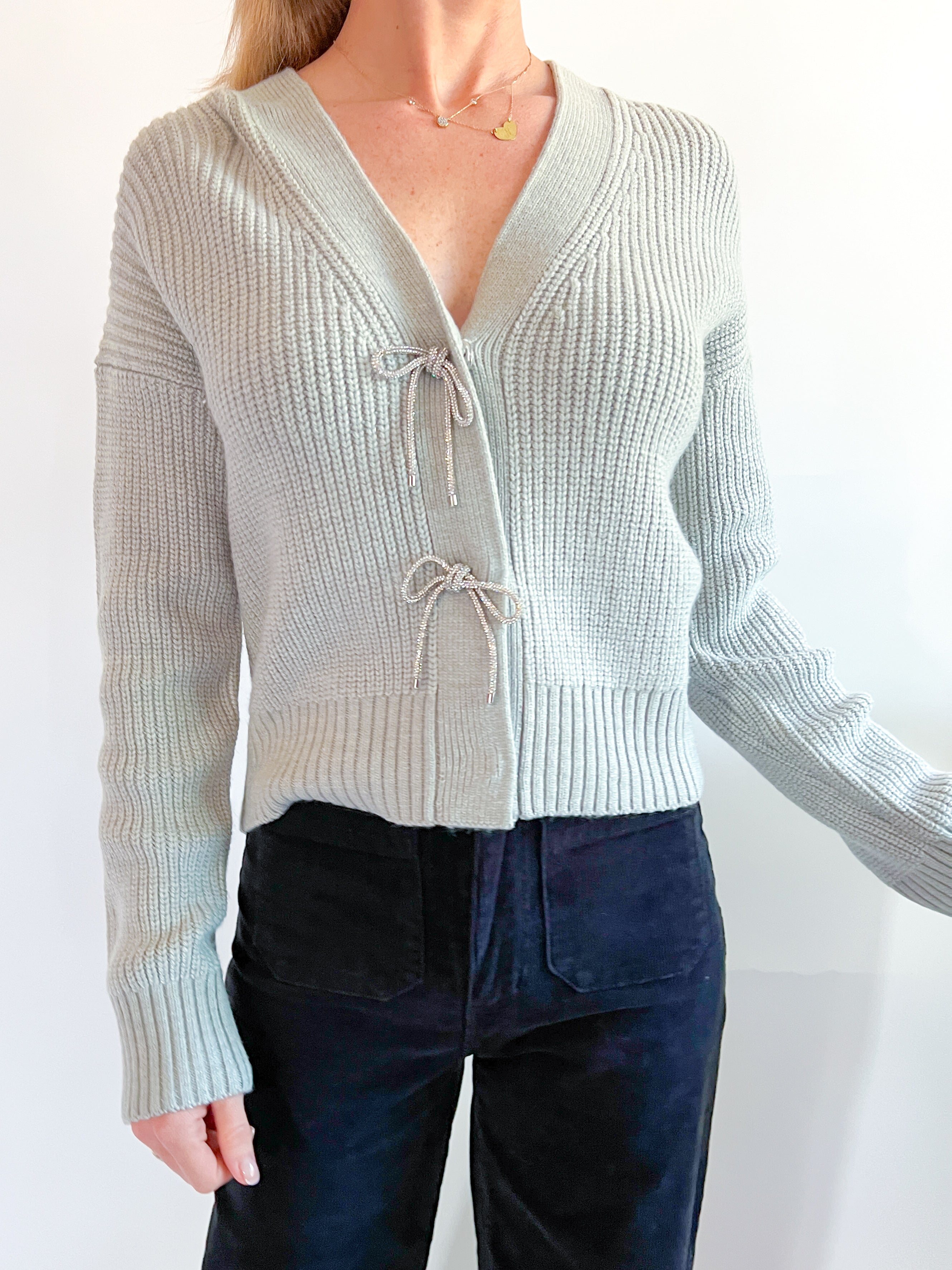 Babysoft Sparkly Sweater Cardigan Swoon Boutique New Orleans