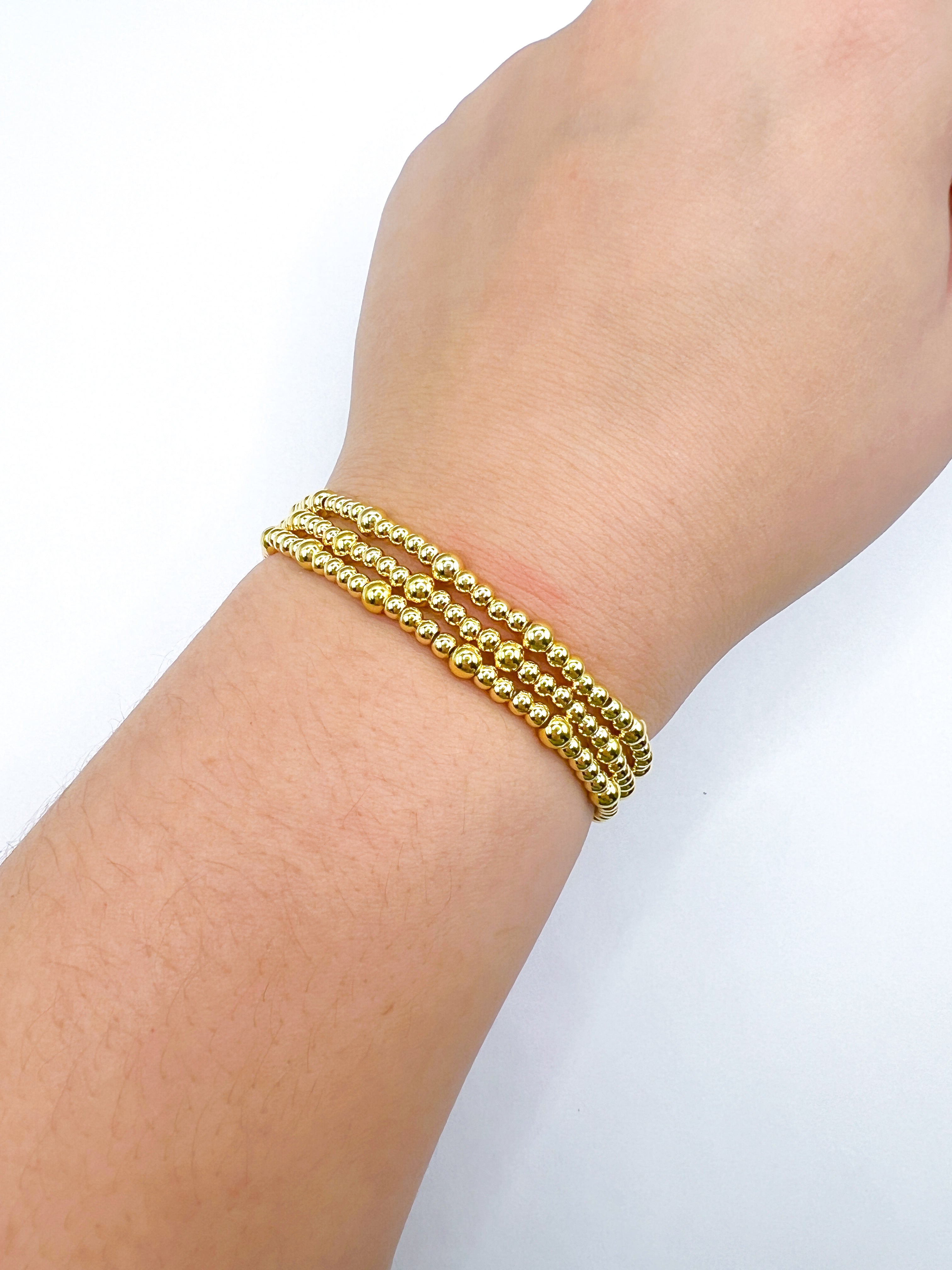 Small Triple Bracelet Stack