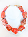 Gemstone Slab Necklace
