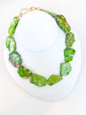 Gemstone Slab Necklace