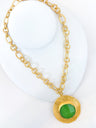 Suzanne Twisted Rope And Gemstone Bezel