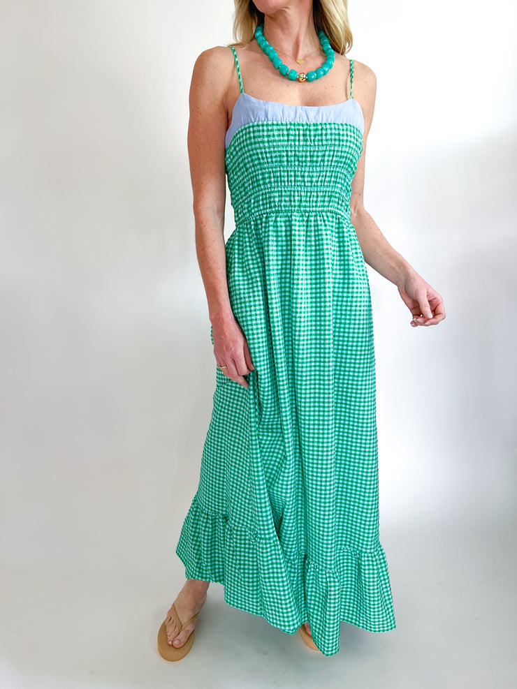 farm rio embroidered open-back dress Midnight Embroidered Dress– Teuta Matoshi main image 1