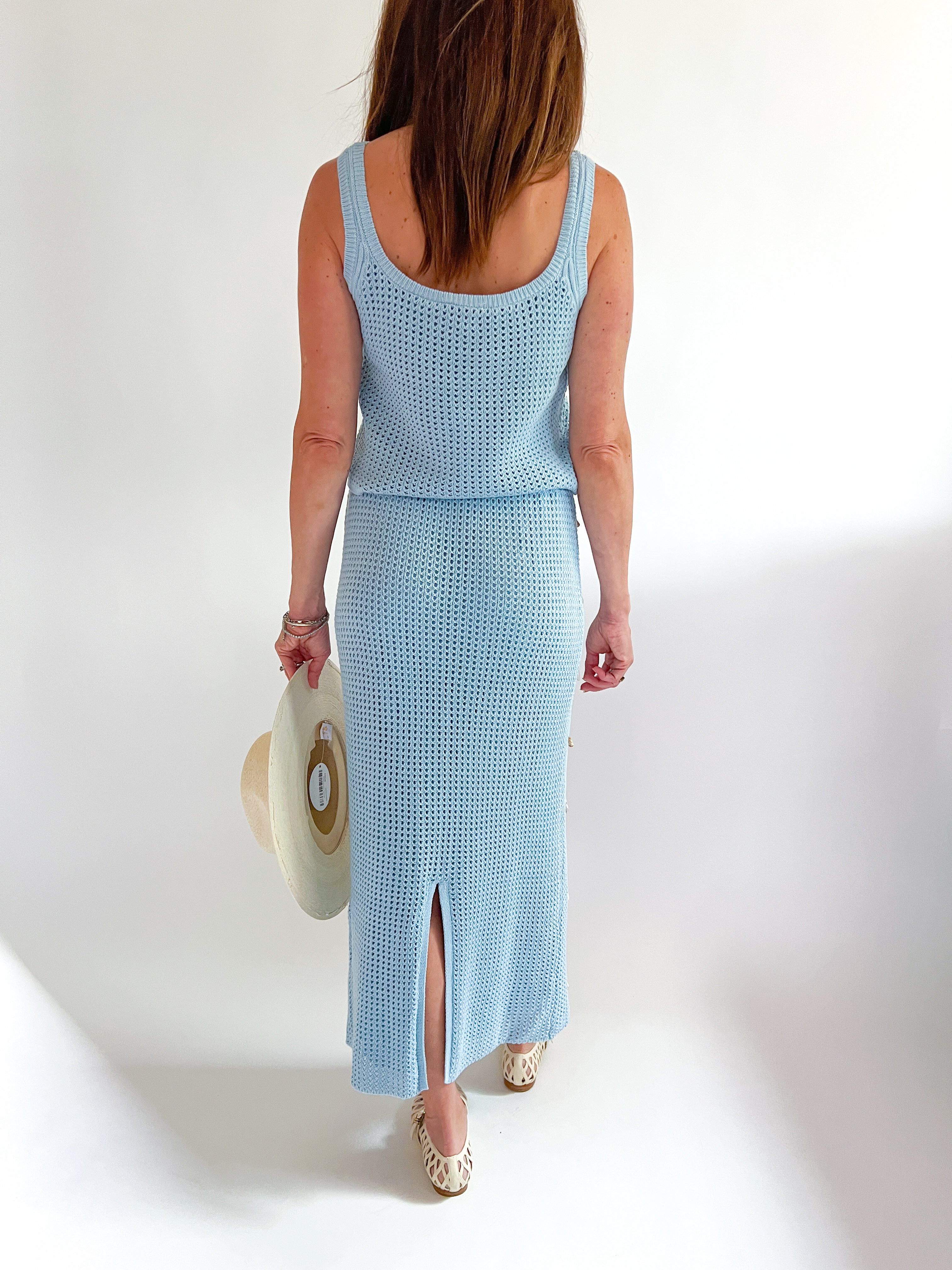 Shell Embellished Knit Top & Skirt Set – Swoon Boutique New Orleans