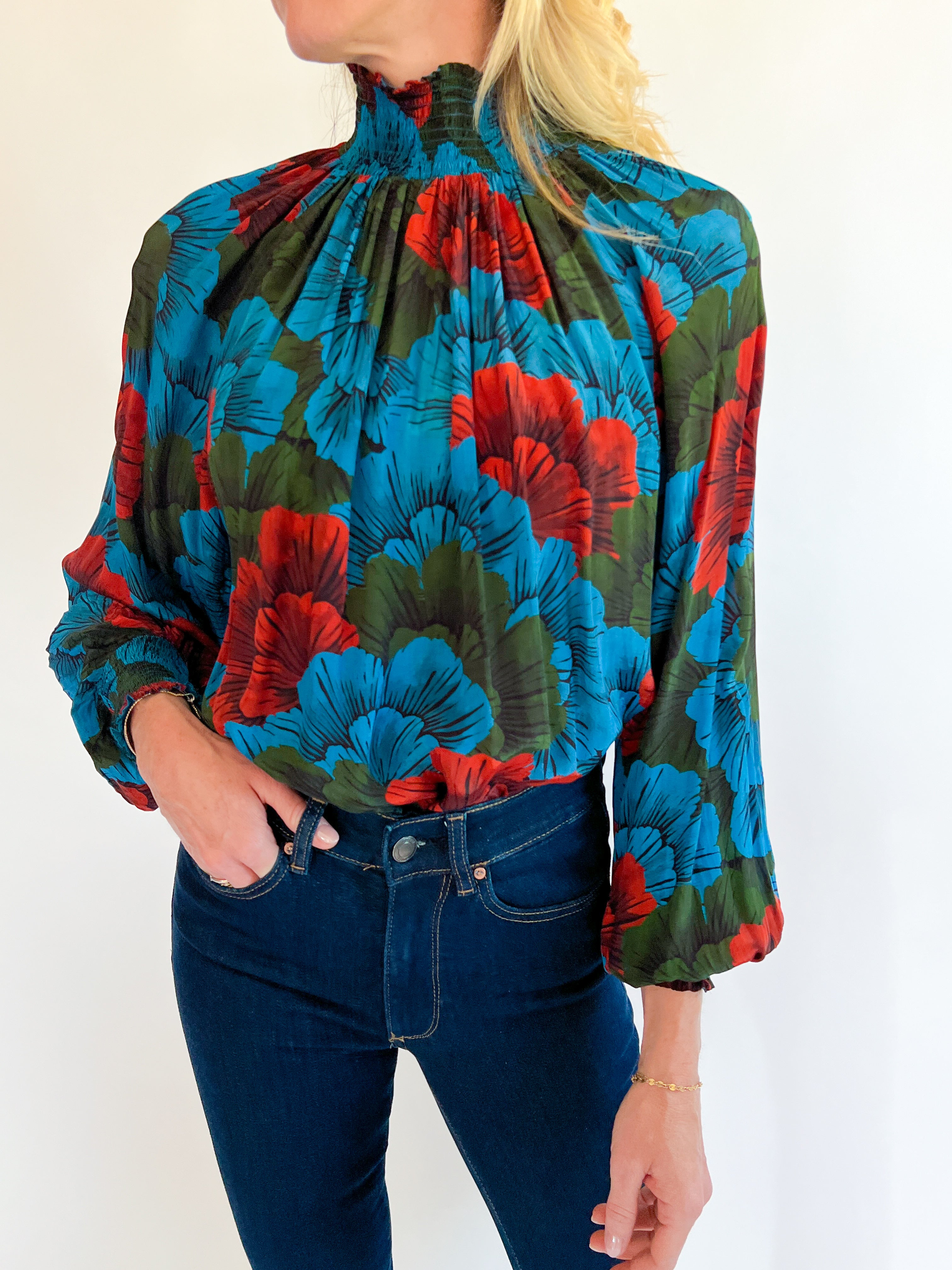 Madrid High Neck Blouse – Swoon Boutique New Orleans