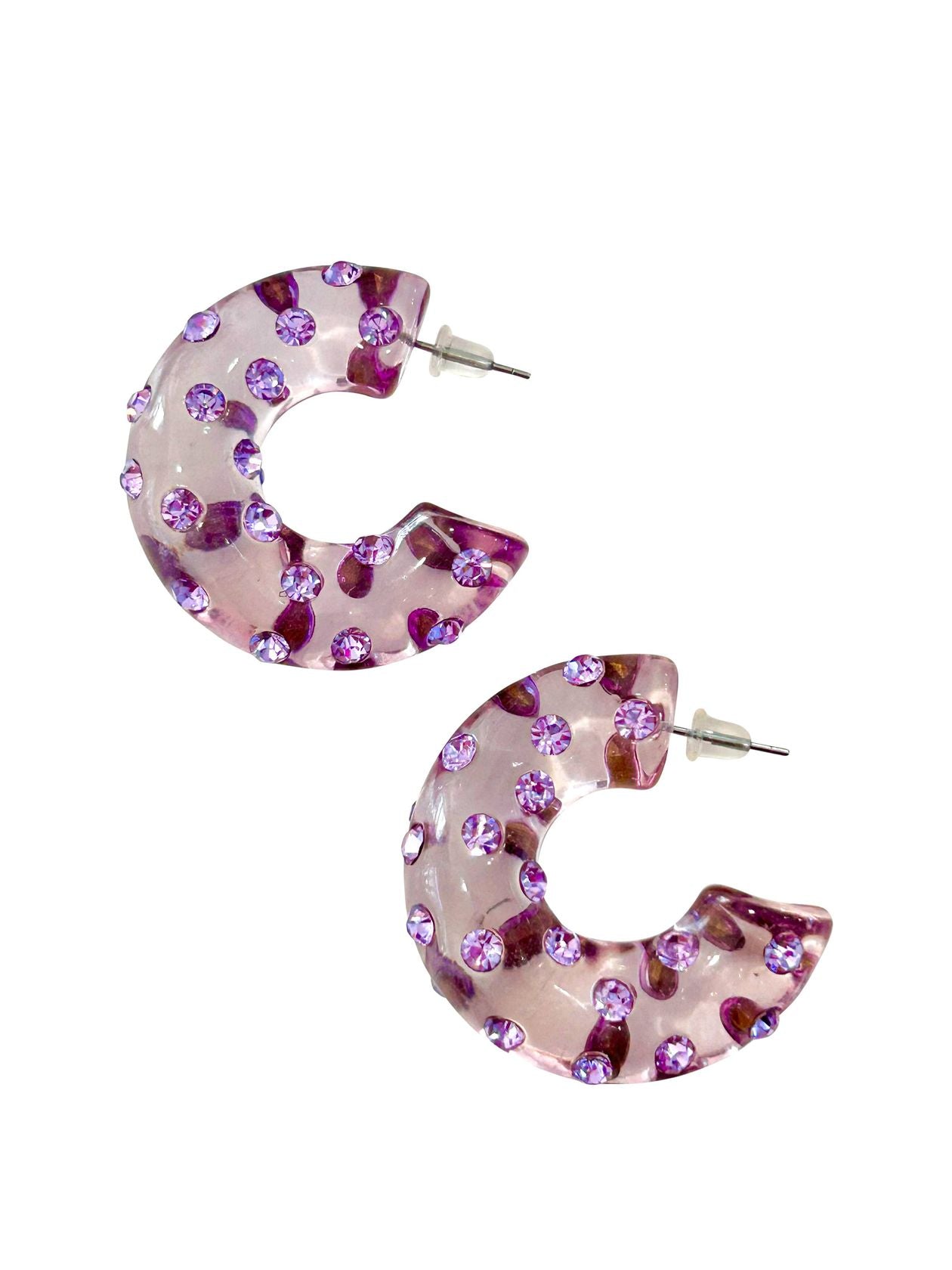 Aiden Gem Hoop Earrings