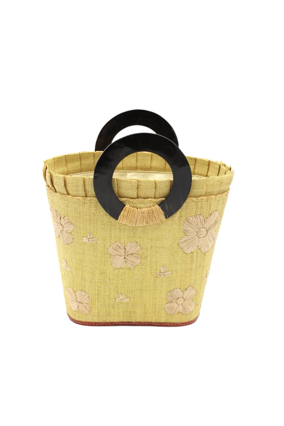 Tulum Straw Bucket Handbag