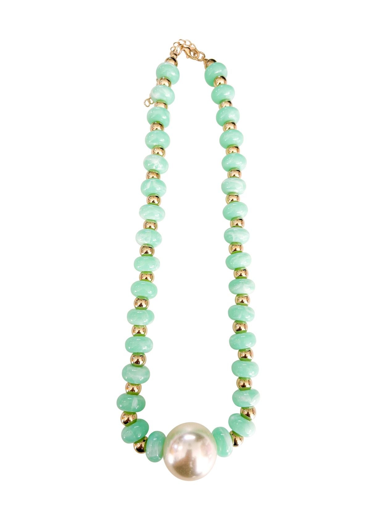 Aylani Beaded Pearl Necklace