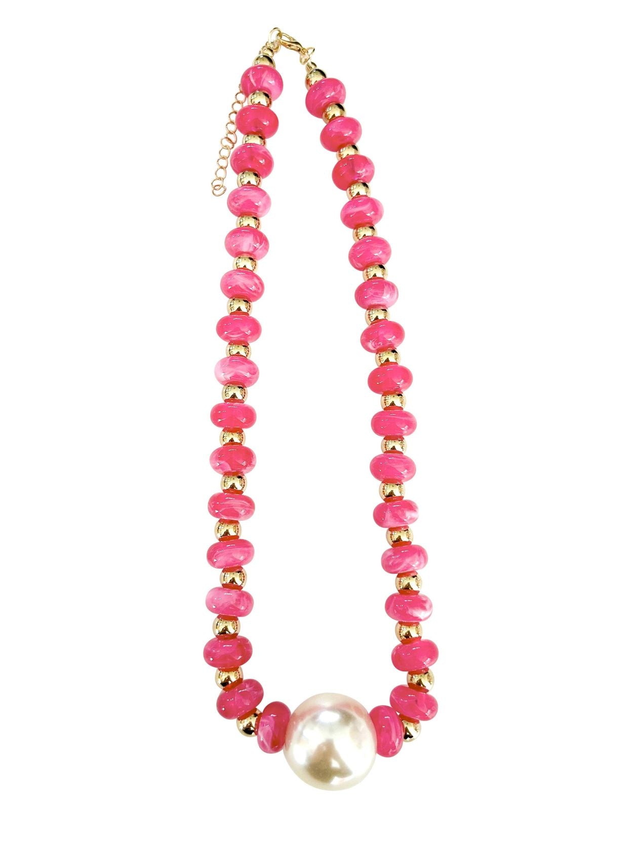 Aylani Beaded Pearl Necklace