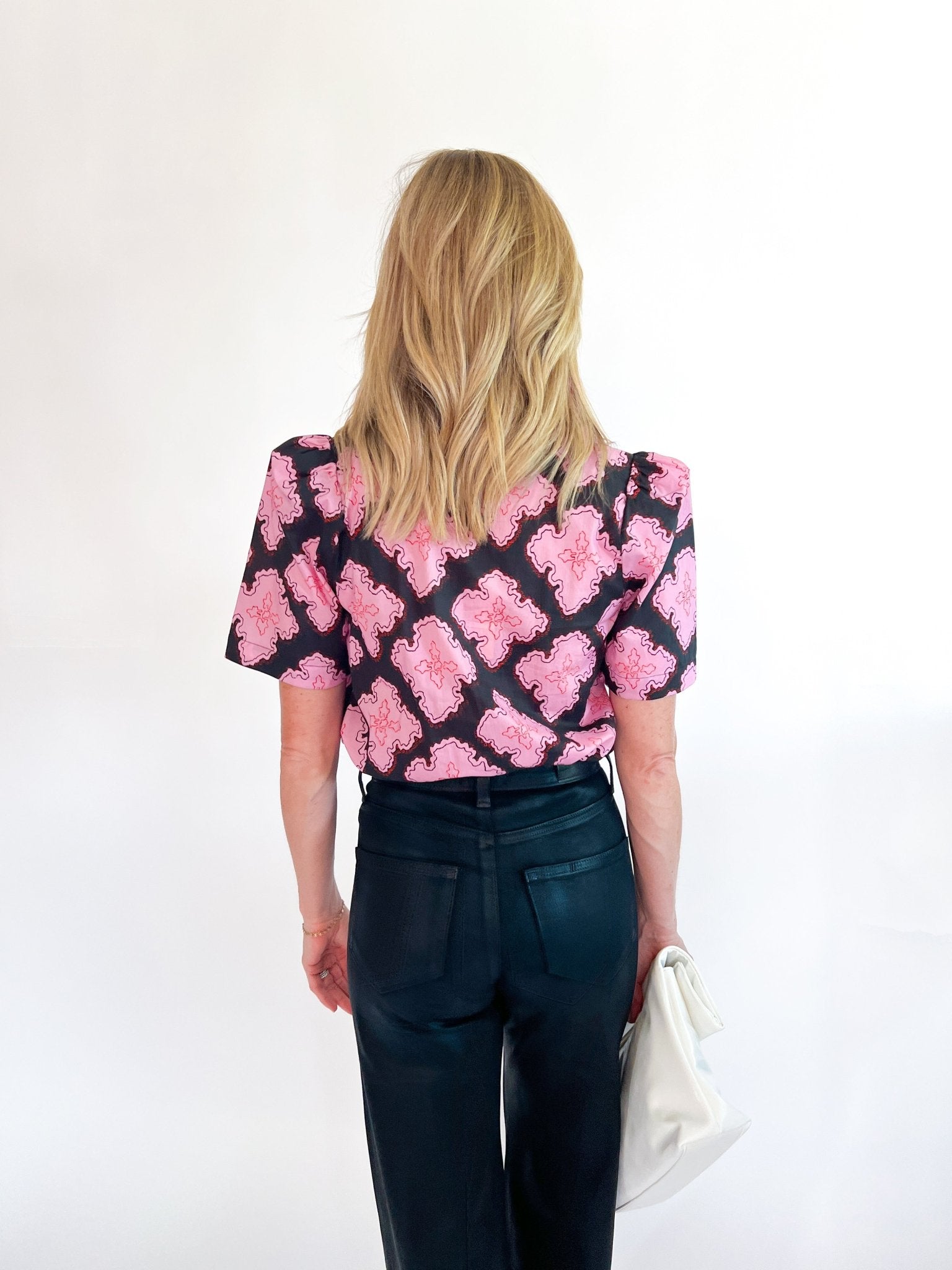 Abstract Print Knit Top - Swoon Boutique New Orleans