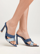 Adly Blue Heel - Swoon Boutique New Orleans