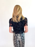 Aileen Lace Shirt Top - Swoon Boutique New Orleans